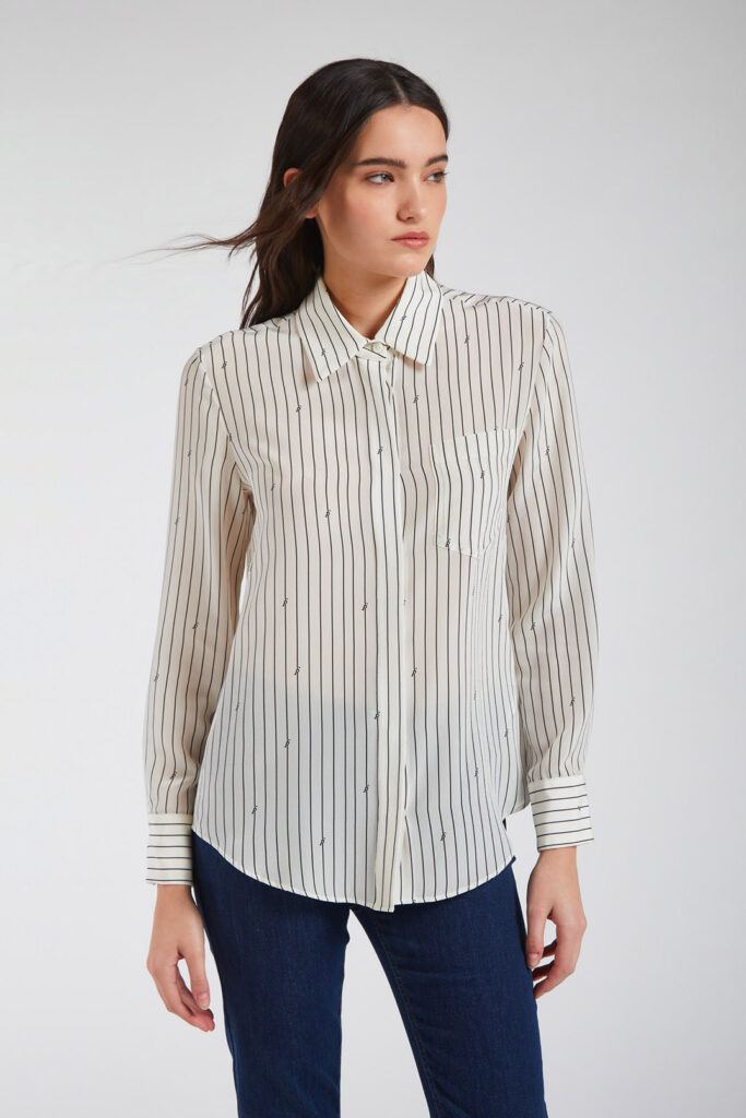 Stripes shirt with PS monogram 